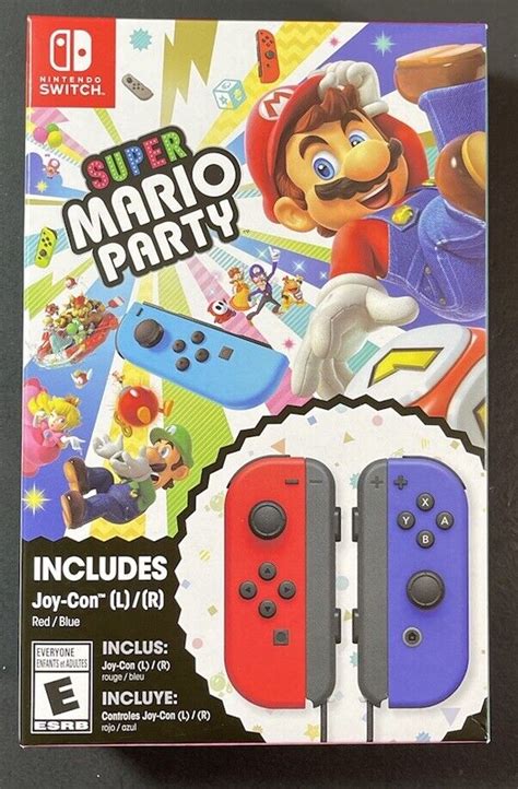 Super Mario Party Box Bundle W Red Blue Joy Con New Ebay