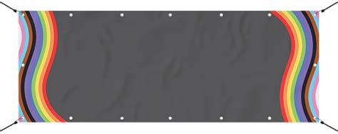 LGBTQ Gay Pride Flag Rainbow Colours Design Small Personalised Banner Ft X Ft Partyrama