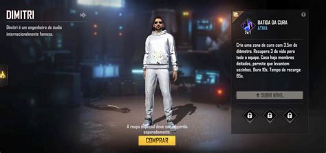 Free Fire Como Jogar Dimitri Veja Dicas Para Personagem Free