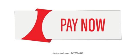 pay  red banner stock vector royalty