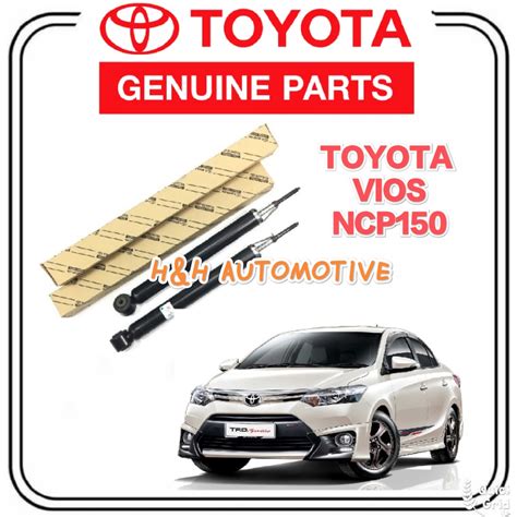 Original Toyota Rear Absorber Set Vios Ncp Nsp