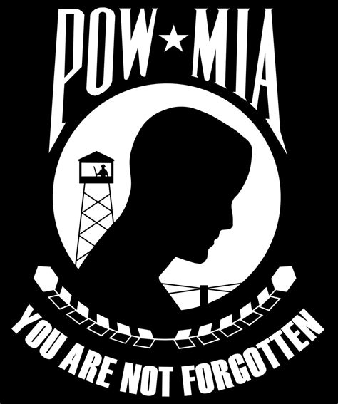 Pow Mia Logo Emblem Vector Svg Png Pdf Ai Dxf Eps Etsy Israel