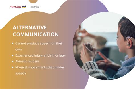 Augmentative And Alternative Communication With EdTech ViewSonic Library