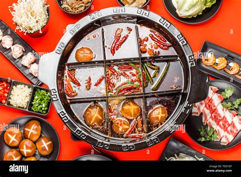 Spicy Hot Pot Stock Photo Alamy