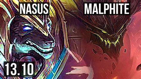 Nasus Vs Malphite Top M Mastery Games Kr Master