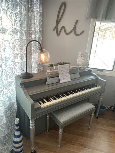 Painted Pianos Painted Furniture Homemade Chalk Paint Piano Decor