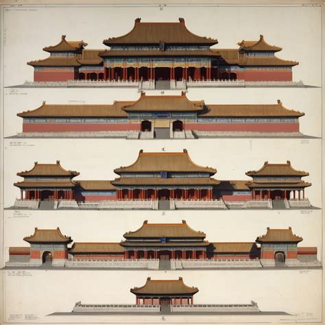 forbidden city architectural designs stable diffusion
