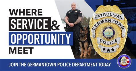 Germantown Police Department Excellent Pay And Benefits Now Hiring — Join The Germantown