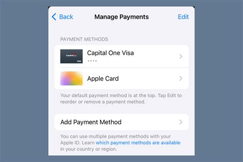 How To Change Or Remove A Payment Method From Your Apple ID When Using