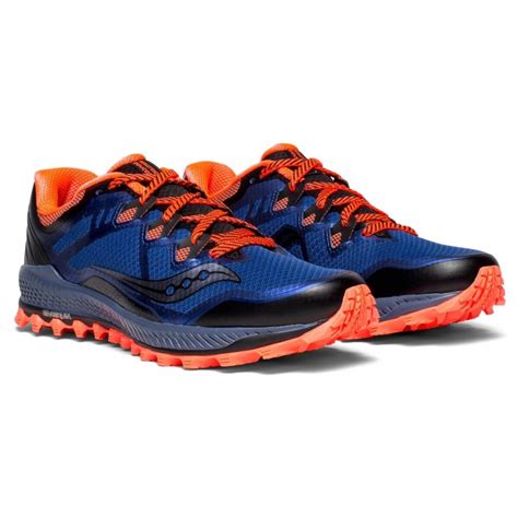 Saucony Peregrine 8 Azul Naranja Hombre Oi18