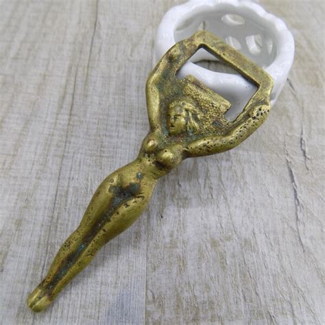 Brass Nude Bottle Opener Etsy