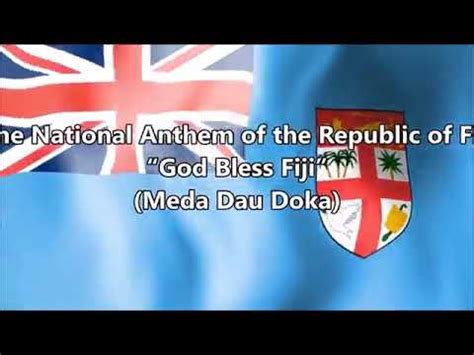 Fiji National Anthem God Bless Fiji With Vocal And Lyrics English