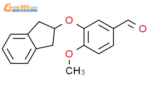 115898 38 9 3 2 3 dihydro 1H inden 2 yloxy 4 methoxybenzaldehydeCAS号