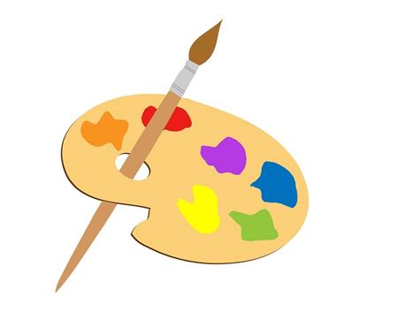 Kostenlose Illustration: Künstler Palette, Farbpalette - Kostenloses ...
