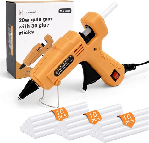 Amazon Mulwark Hot Glue Gun And Sticks Set High Temp Mini Glue Gun With Glue Sticks