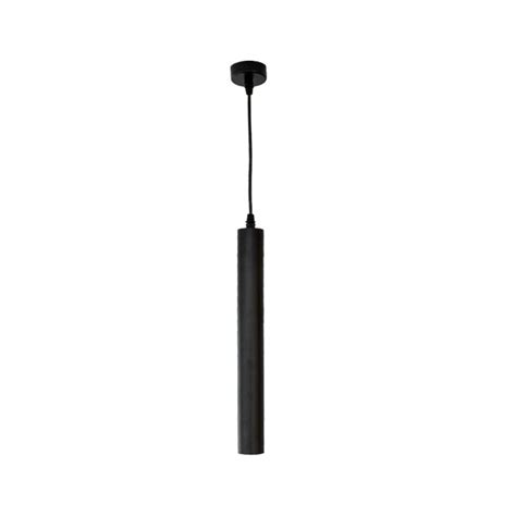 Pendente Tubo Preto M 40cm ZIG Iluminação Compre o melhor preço