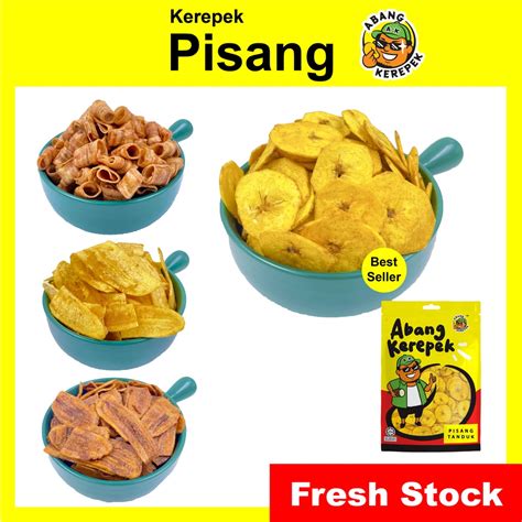 ABANG KEREPEK Kerepek Pisang Pisang Kuning Pisang Tanduk Banana