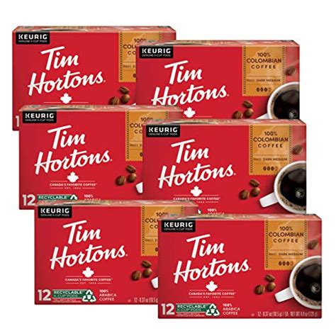 Tim Hortons Coffee, Single-Serve K-Cup Pods Compatible with Keurig Brewers