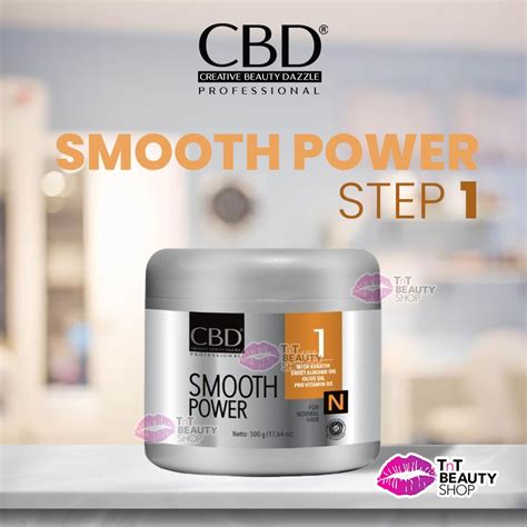 Jual CBD Professional Smooth Power Step 1 N For Normal Hair 500gr TnT