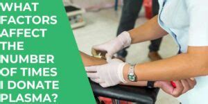 How Many Times Can You Donate Plasma in A Year?