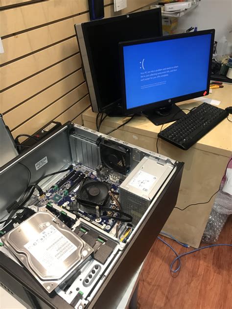 Hp Pavilion Desktop Computer Repair Hard Drive Issue Fixed Apple