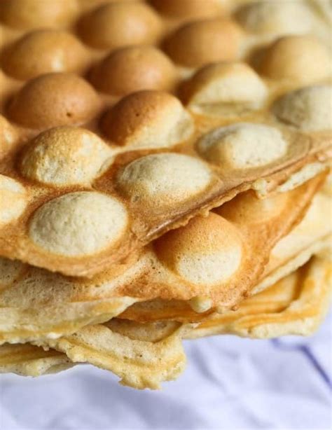 how to make bubble waffles at home