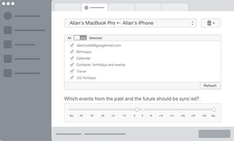 how to link mac calendar to iphone