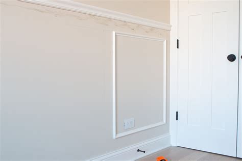 Wood Chair Rail Molding How To Update & Paint A Room With A Chair Rail