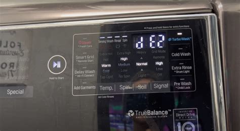 How To Fix The Error Code DE1 DE2 DE3 DE4 For LG Washing Machine