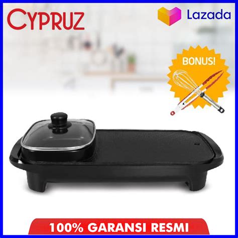 Cypruz Bbq Electric Hot Pot Shabu Suki Grill Hotpot Elektrik In Lazada Indonesia