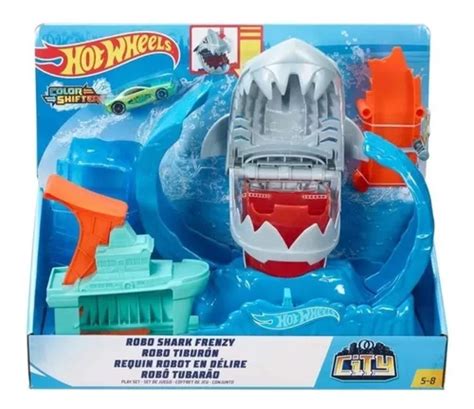 Hot Wheels Robo Tiburón Pista De Juego Mattel original Cuotas sin interés