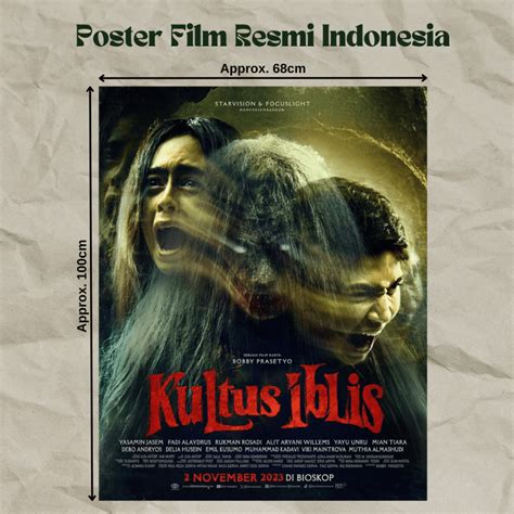 Jual Poster Film Kultus Iblis Original Indonesian One Sheet X