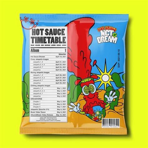 NCT DREAM Reveals Playful Timetable For Hot Sauce Comeback