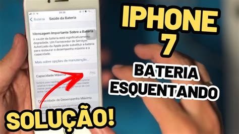 COMO RESOLVER COMO TROCAR BATERIA DO IPHONE 7 Bateria Esquentando