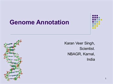 Genome annotation 2013