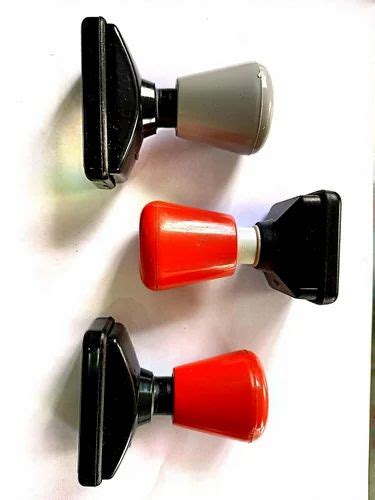 Red And Black Plastic 4inch Pre Ink Stamp For Office At Rs 225 Piece