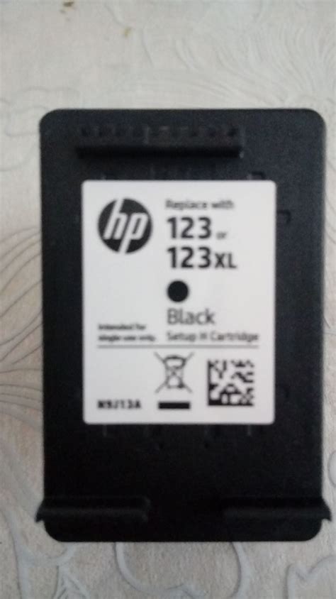 Картридж HP F6V17AE № 123 черный — купить по низкой цене в интернет ...