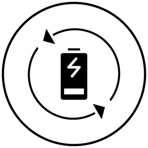 El Icono Del Vector De Recarga De Bater A Se Puede Utilizar Para El