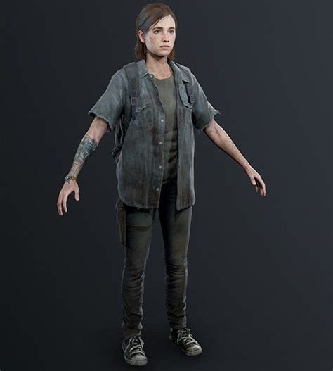 Ellie Tlou2 3d Model Cgtrader