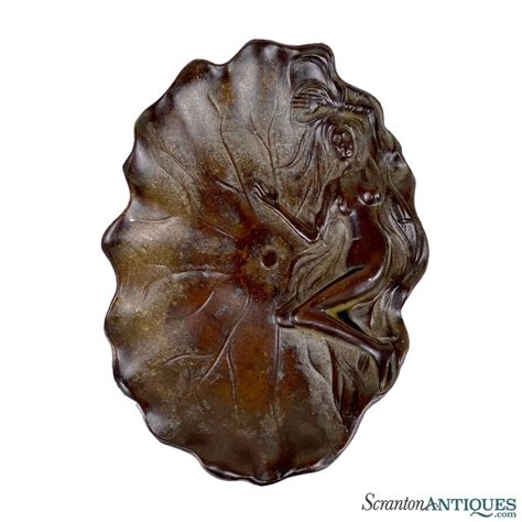 Vintage Art Nouveau Bronze Nude Women Ashtray Dish Etsy