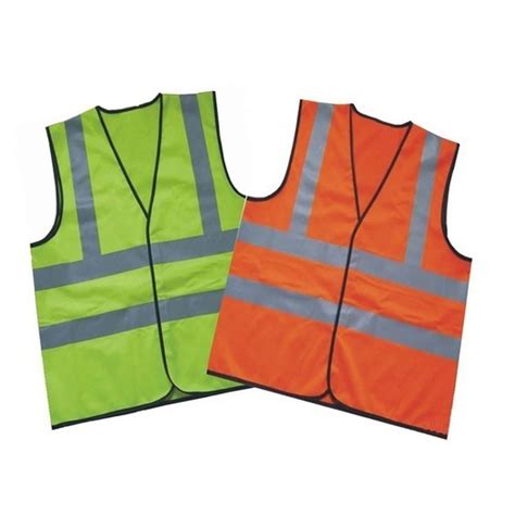 Polyester Orangegreenyellow Reflective Safety Jackets For Construction Size Free Size At Rs