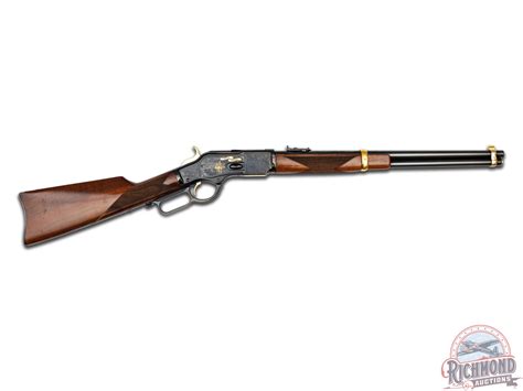 Patrick John Wayne's Family Issue Engraved Uberti Model 1873 Carbine