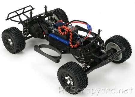 Losi Mini Rockstar Sct Rtr Wd Electric Truck Losb Radio