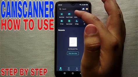 How To Use Camscanner YouTube