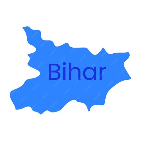 premium vector bihar state map vector icon india bihar province state