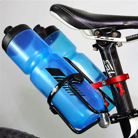 Mzyrh Bicycle Double Water Bottle Cage Holder Mount Adapter Adjustable