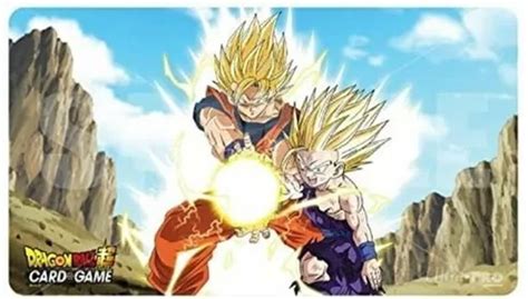 Playmat Ultra Pro Dbz Goku Y Gohan Kame Hame Ha Cuotas Sin Inter S