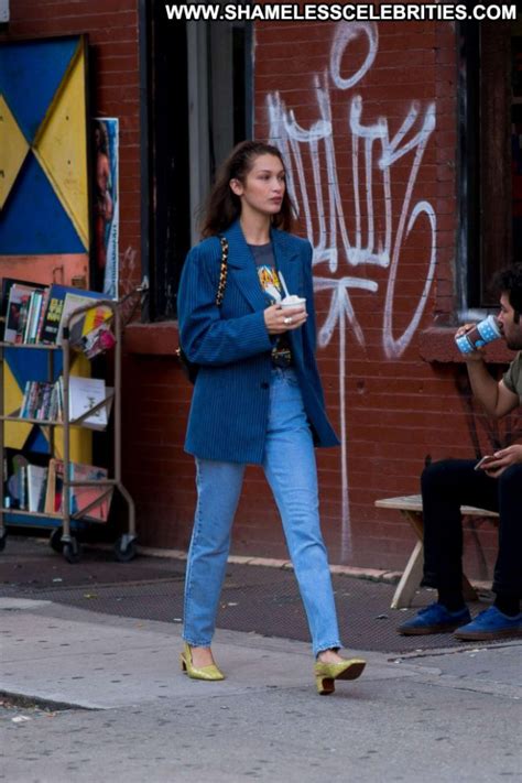 Bella Hadid New York Babe Celebrity New York Paparazzi Beautiful Shameless Celebrities