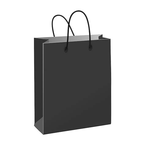 Premium Vector Paper Bag Mockups Of Shopping Ts And Food Packages