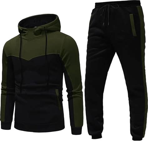 Generisch Herren Jogginganzug Herren Outfit Komplett Set Schick